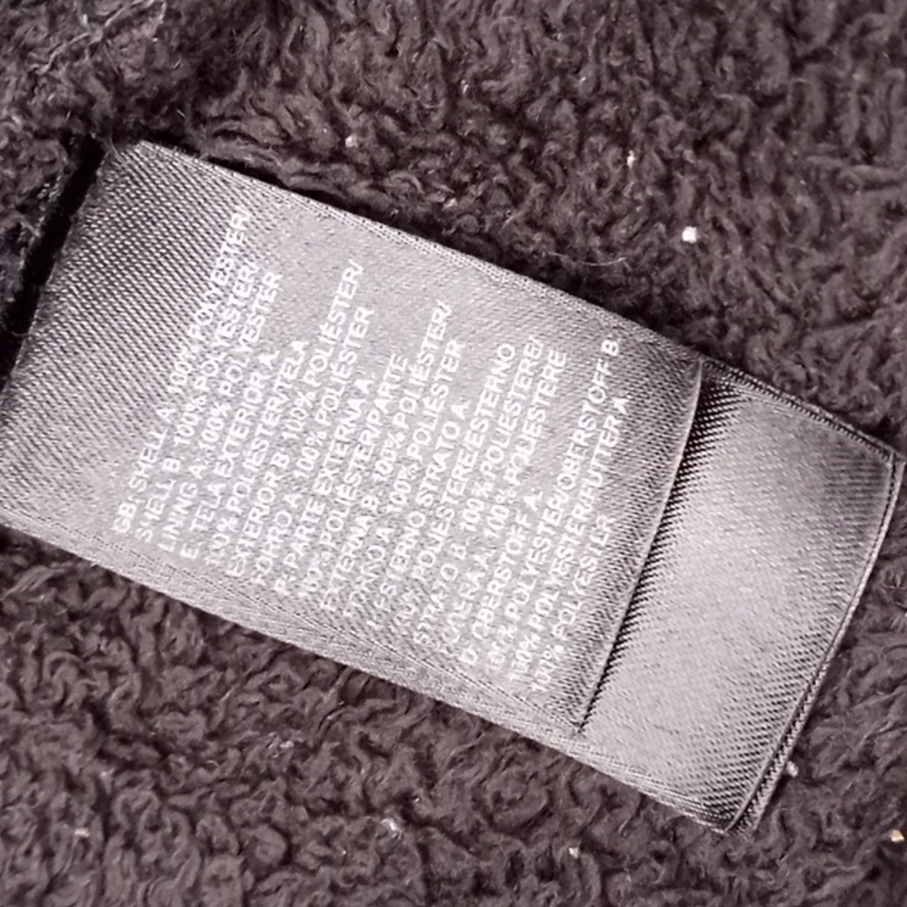 The North Face Oso Thermal Plush Fleece Hooded Jacket Black XS - Picture 12 of 13